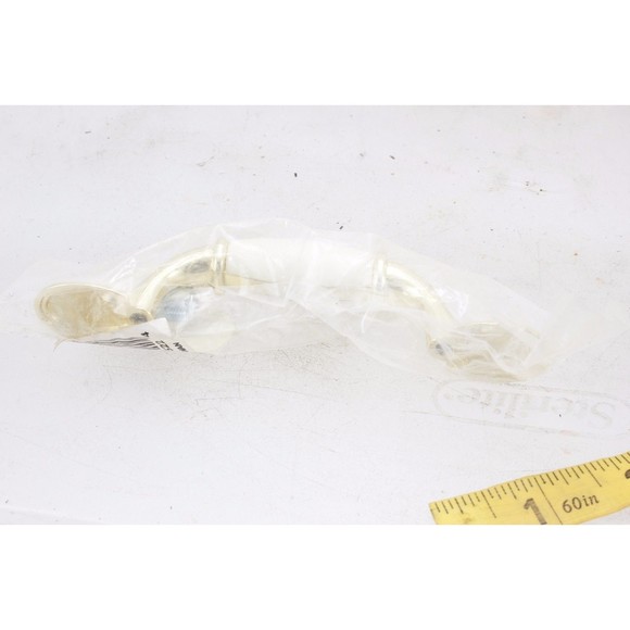 Ultra Hardware Arch Cabinet Pull Gold Tone & White Porcelain Lot of 5 - Picture 2 of 3